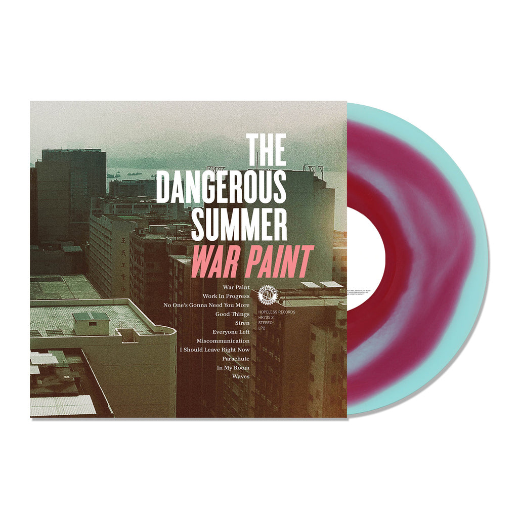 The Dangerous Summer 'War Paint' Red Inside Electric Blue LP